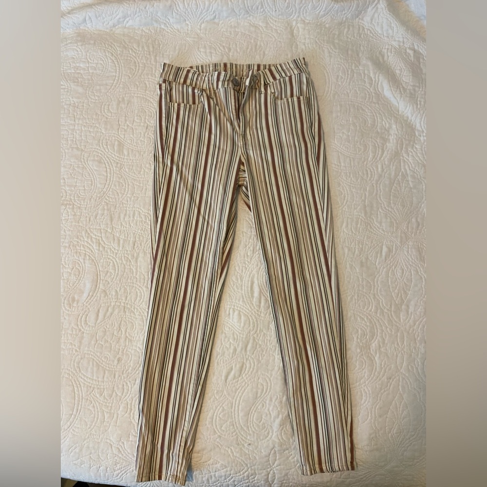 Striped jeans